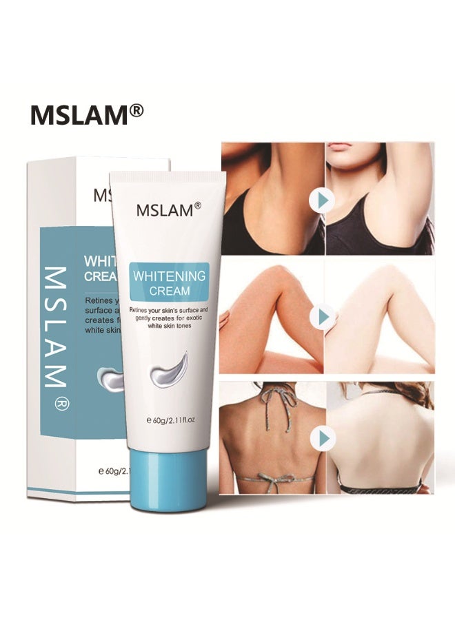 ام اس ال اي ام كريم تفتيح البشرة من إم إس إل إيه إم، يمنح البشرة إشراقة عميقة، ويخلق بشرة صافية ونضرة بلطف، 60 غرامًا. - Image 1